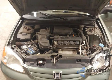 2003 Honda Civic Lx z USA, uszkodzony, nr VIN 2HGES16513H532741